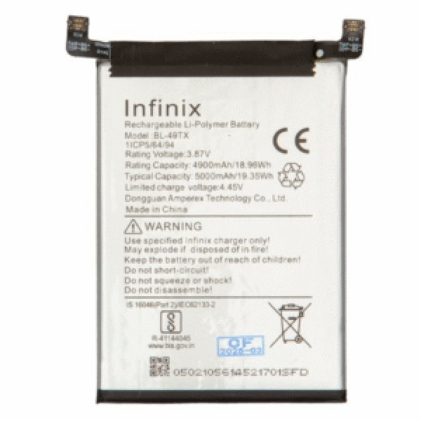 BATTERIE INFINIX NOTE 30 ORIGINAL