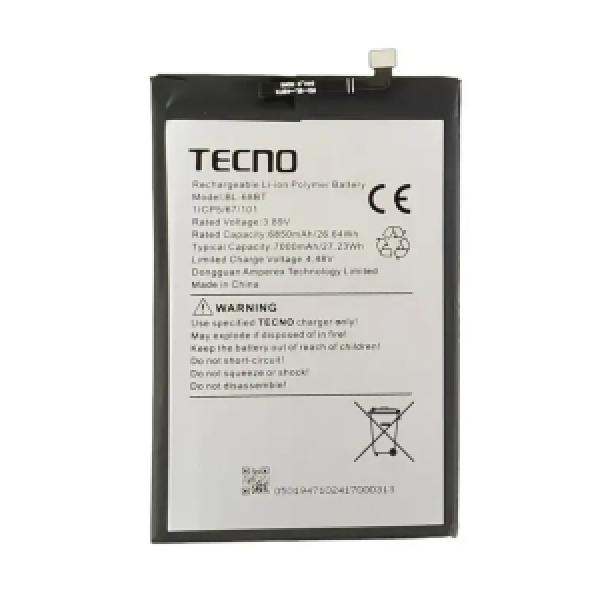 BATTERIE TECNO POVA 6 NEO ORIGINAL